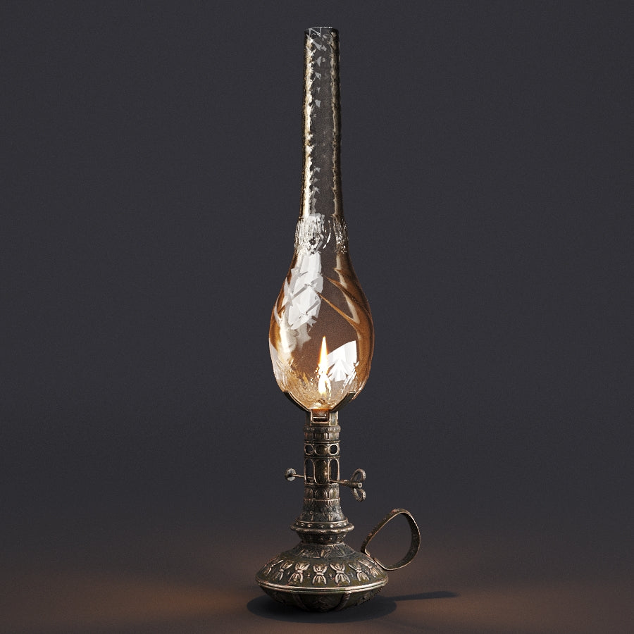 Candelabro Antiguo de Gas