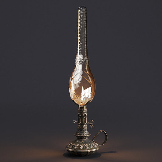 Candelabro Antiguo de Gas