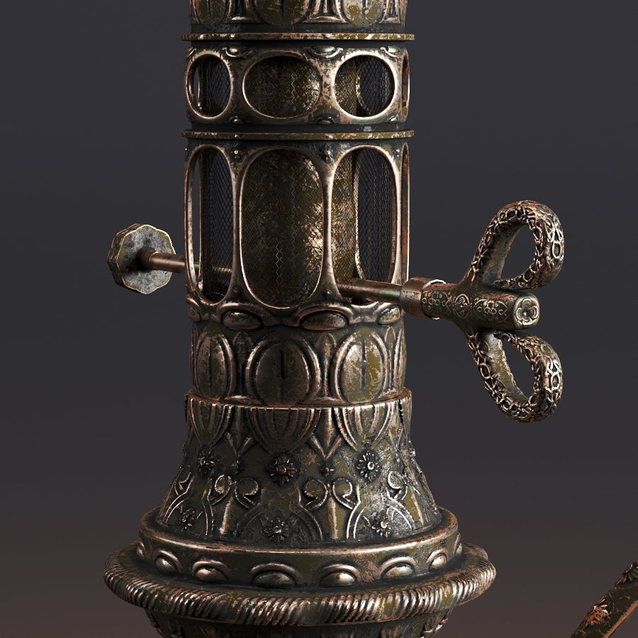 Candelabro Antiguo de Gas