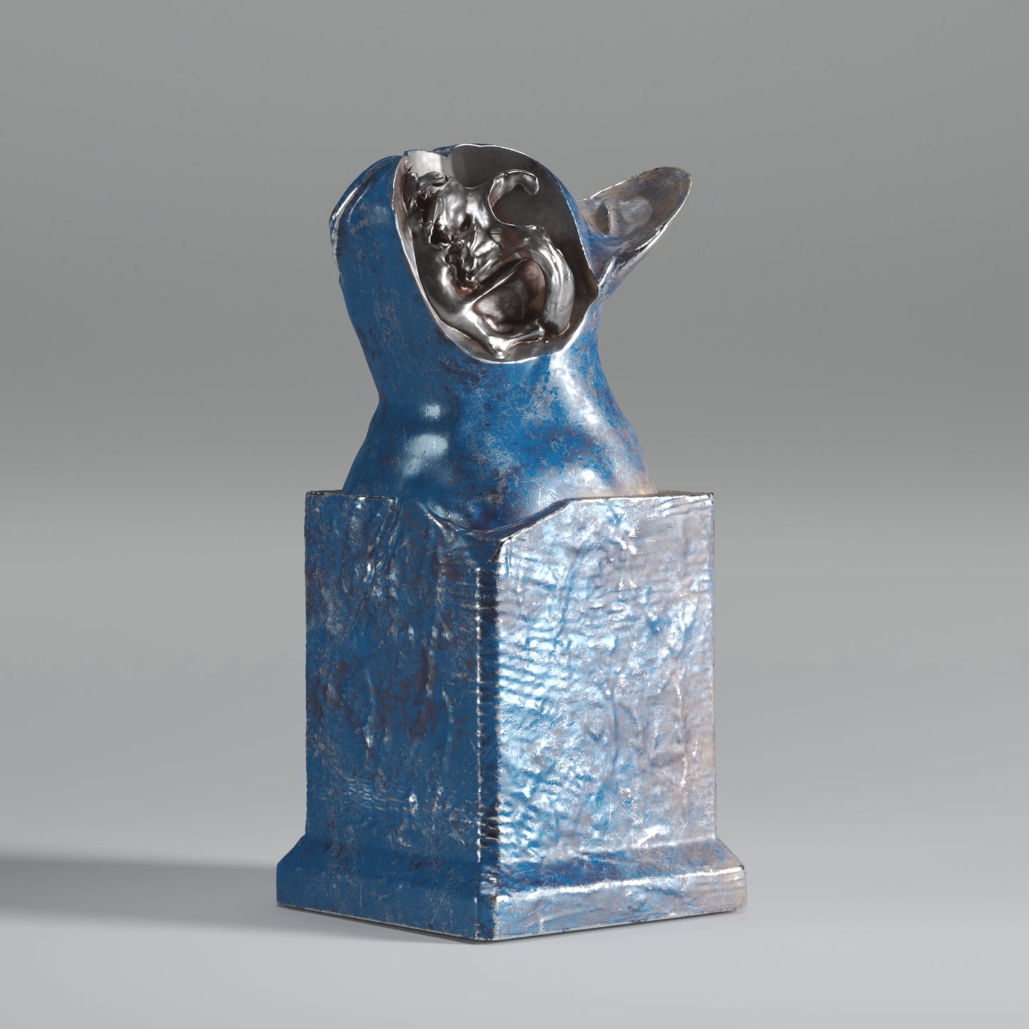 Figura de Bulldog Frances Calavera